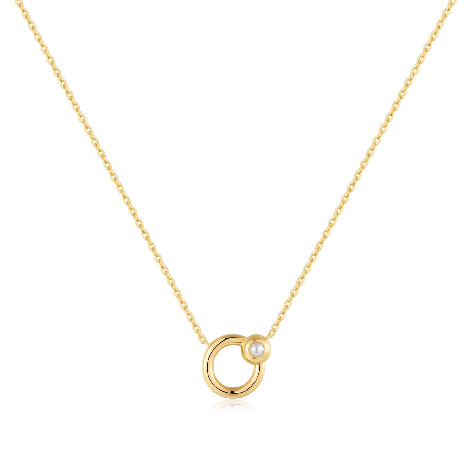  Chic Creator - Argent / GP 14 carats - Perle - 45cm